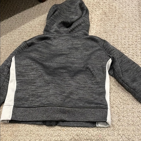 Kids Gray Dri-FIT Hoodie - Picture 4 of 4